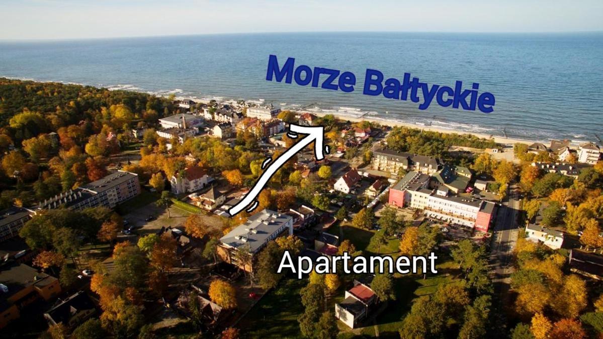 Apartament Planeta Mielno - Centrum, 2 Minuty Od Plazy ! ! ! Exteriör bild